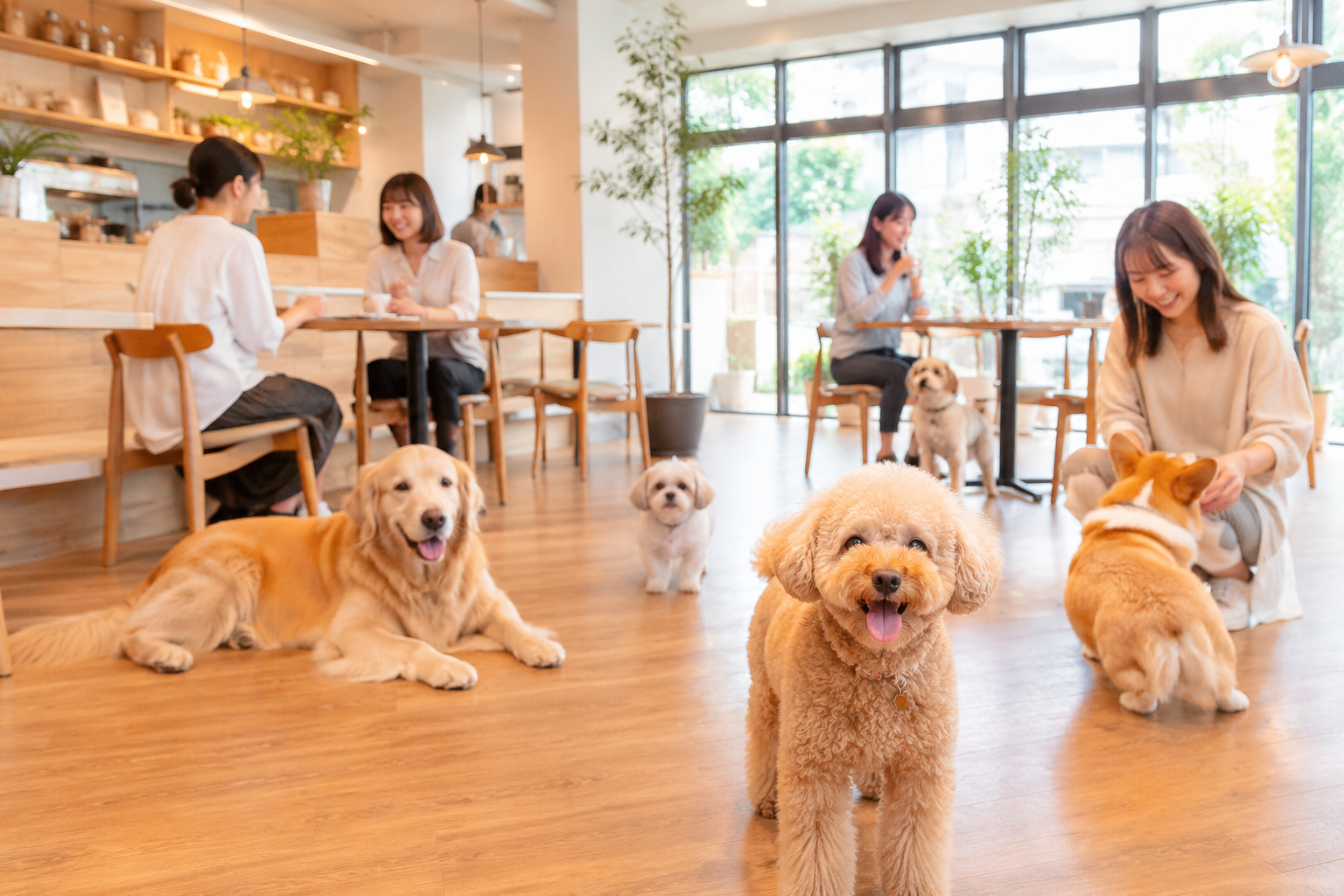 【柴犬・トイプー・サモエド他】好きな犬種に会える！大阪で人気の犬カフェまとめ
