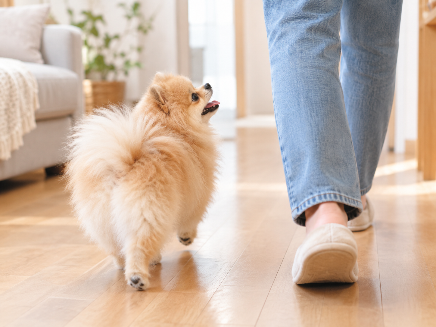犬が飼い主の後をついてくる本当の理由